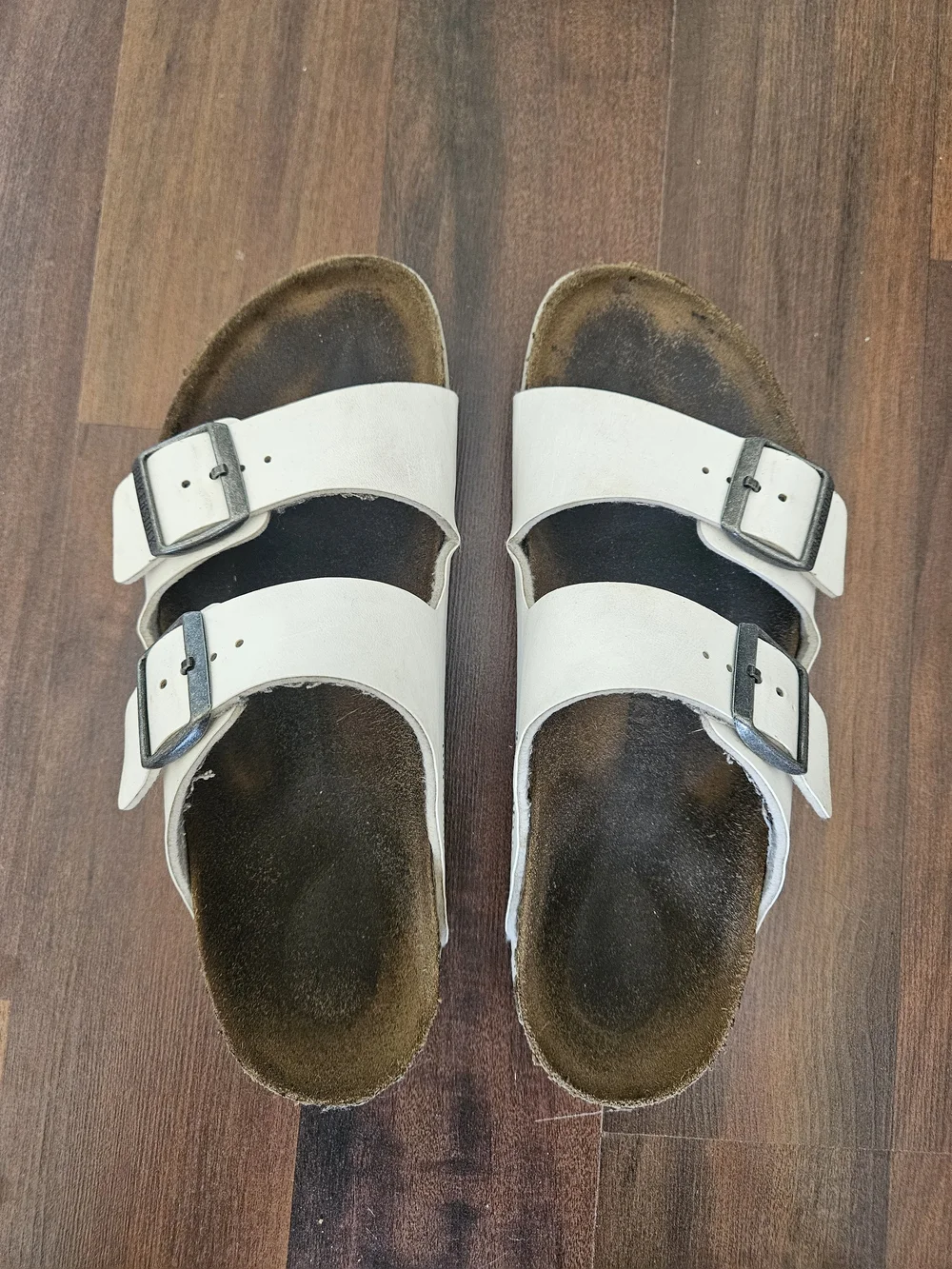 Birkenstocks Arizona Slide - White